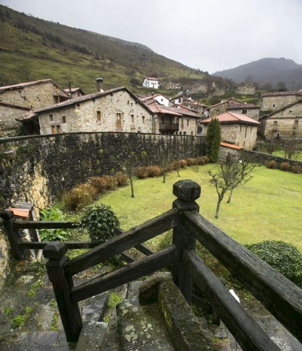 Una vista del pueblo de Tudanca.