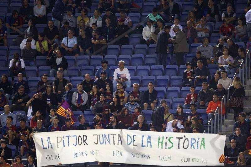 Las mejores imágenes del derbi catalán