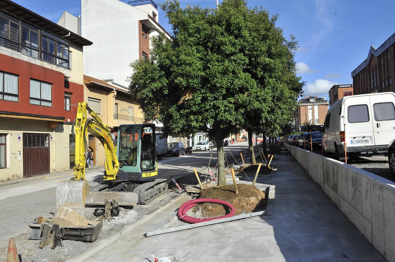 Obras en La Albericia