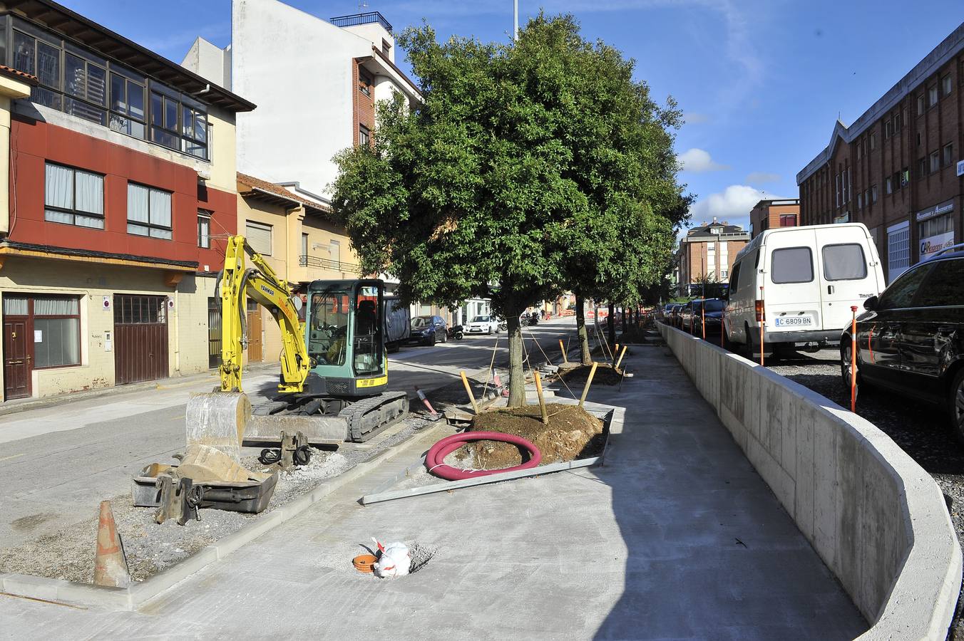 Obras en La Albericia
