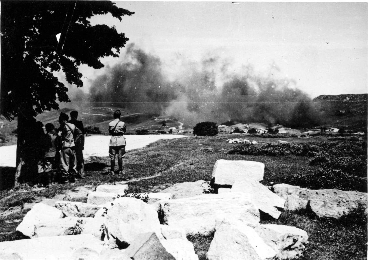 Bombardeo del puerto de El Escudo.