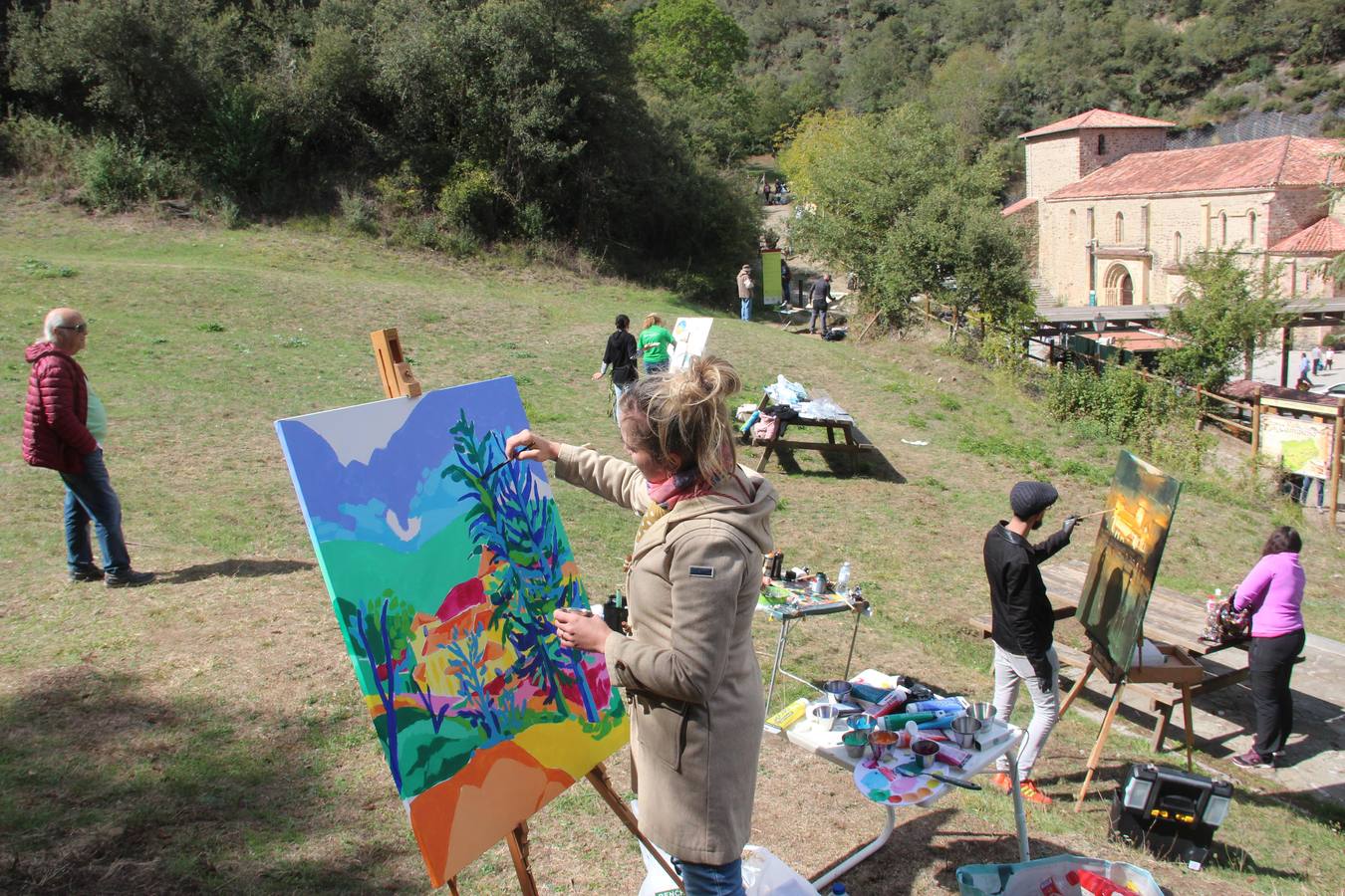 Los artistas retratan la Puerta del Perdón