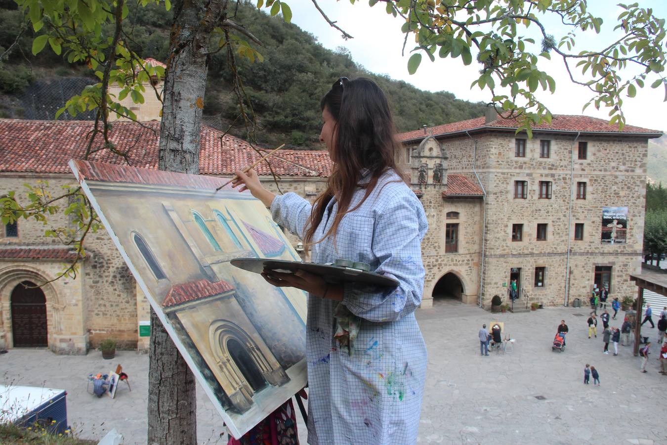 Los artistas retratan la Puerta del Perdón