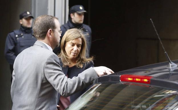 La exministra de Sanidad, Ana Mato, en la Audiencia Nacional.