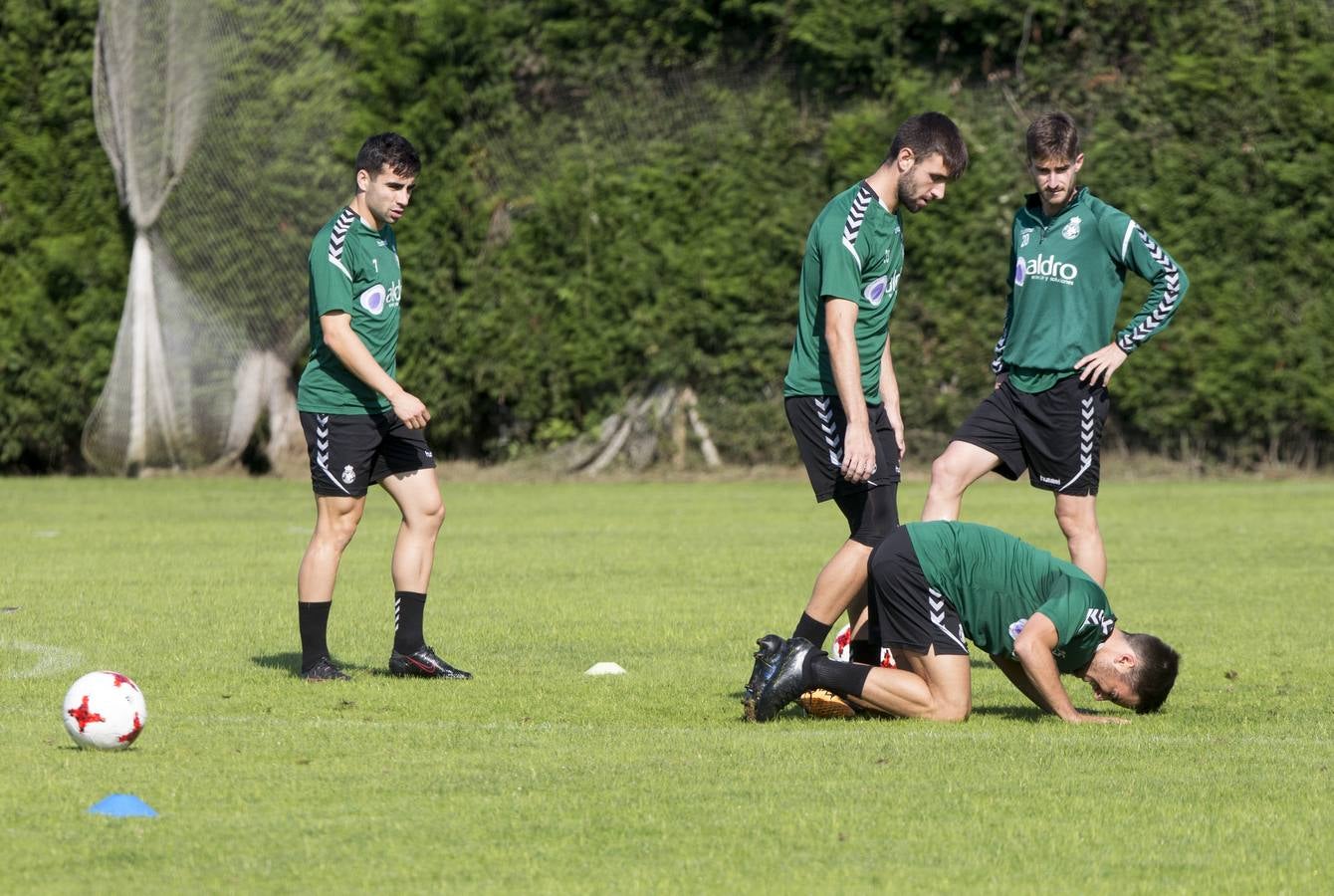 Imágenes del entrenamiento de este miércoles