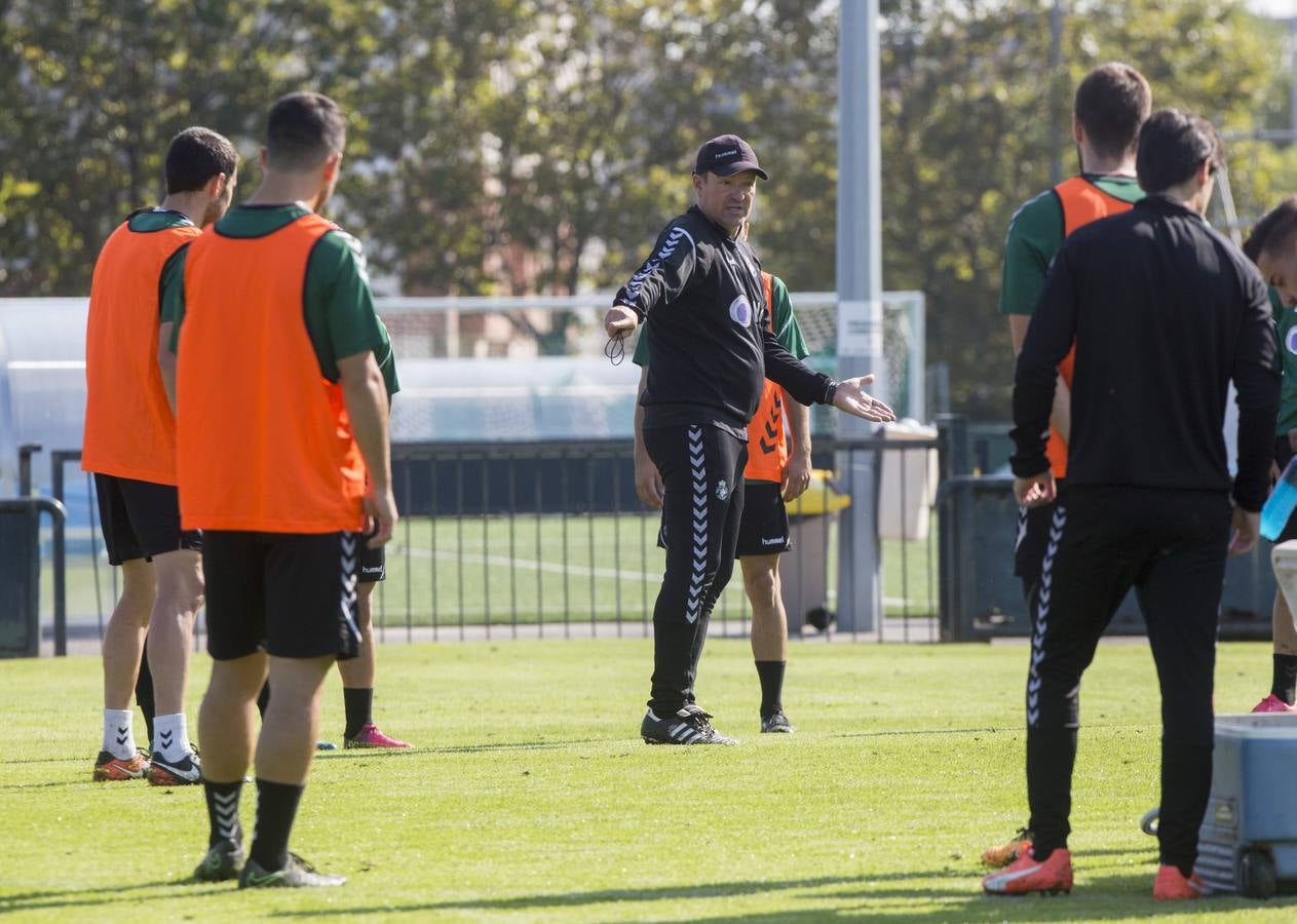 Imágenes del entrenamiento de este miércoles