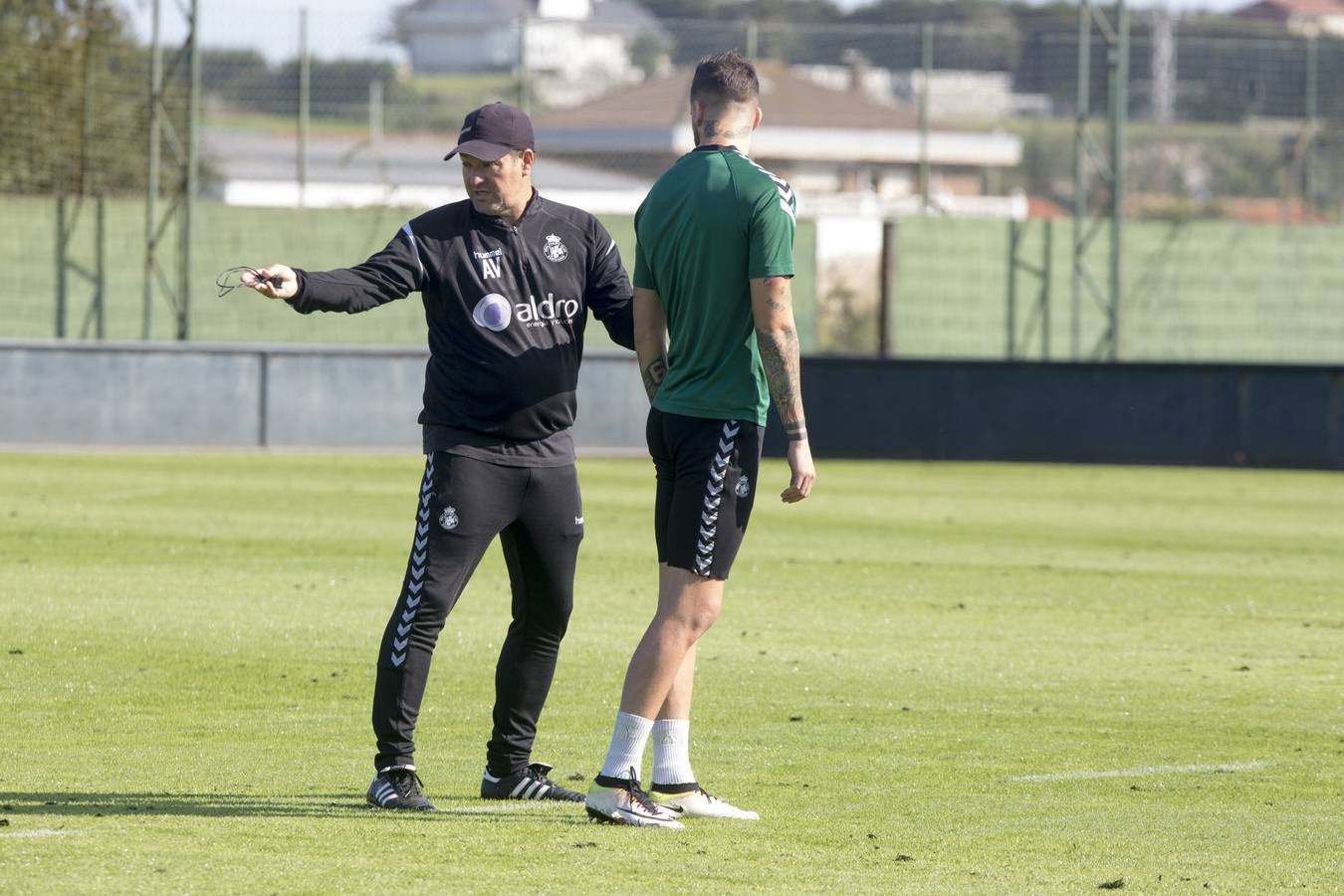 Imágenes del entrenamiento de este miércoles