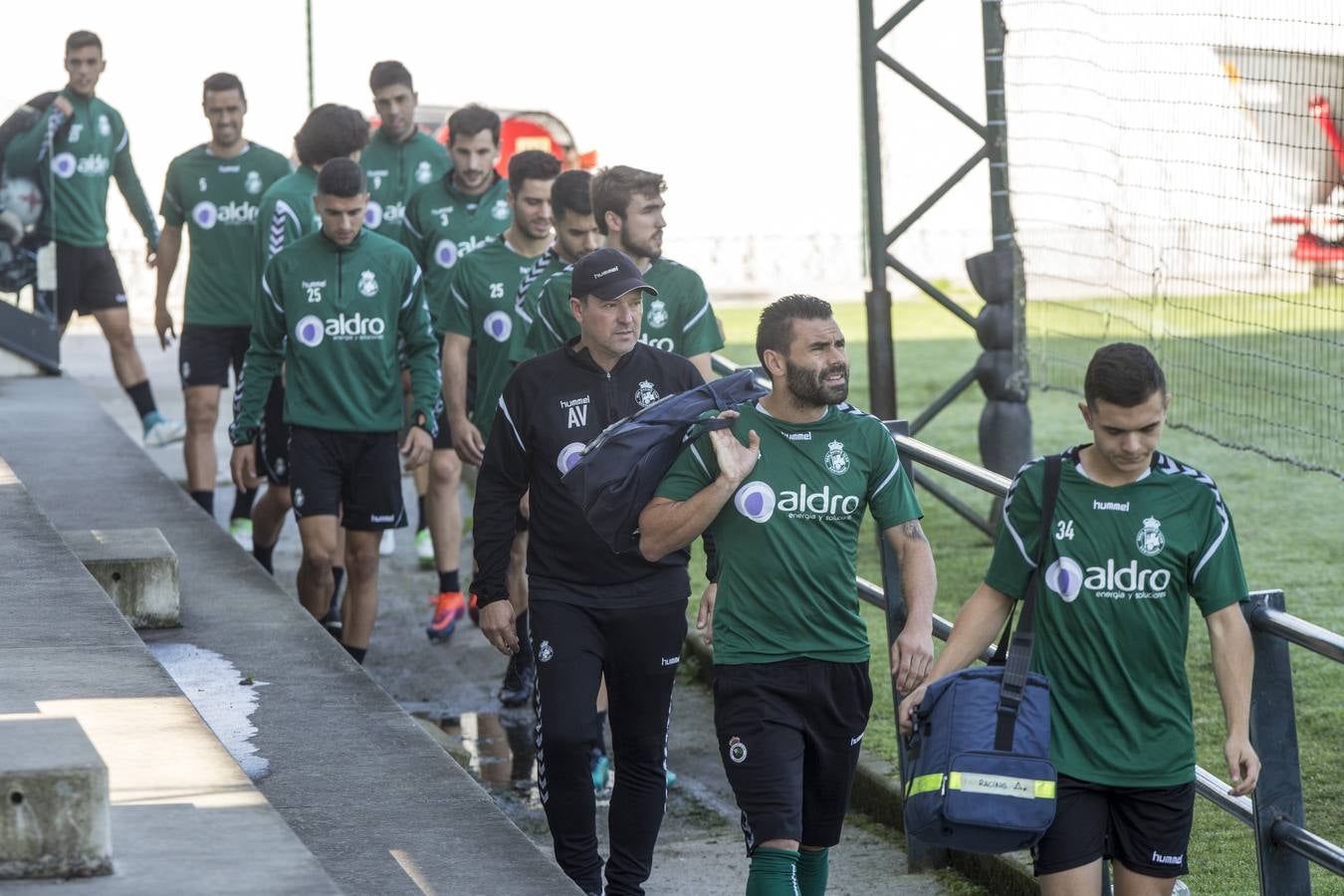 Imágenes del entrenamiento de este miércoles