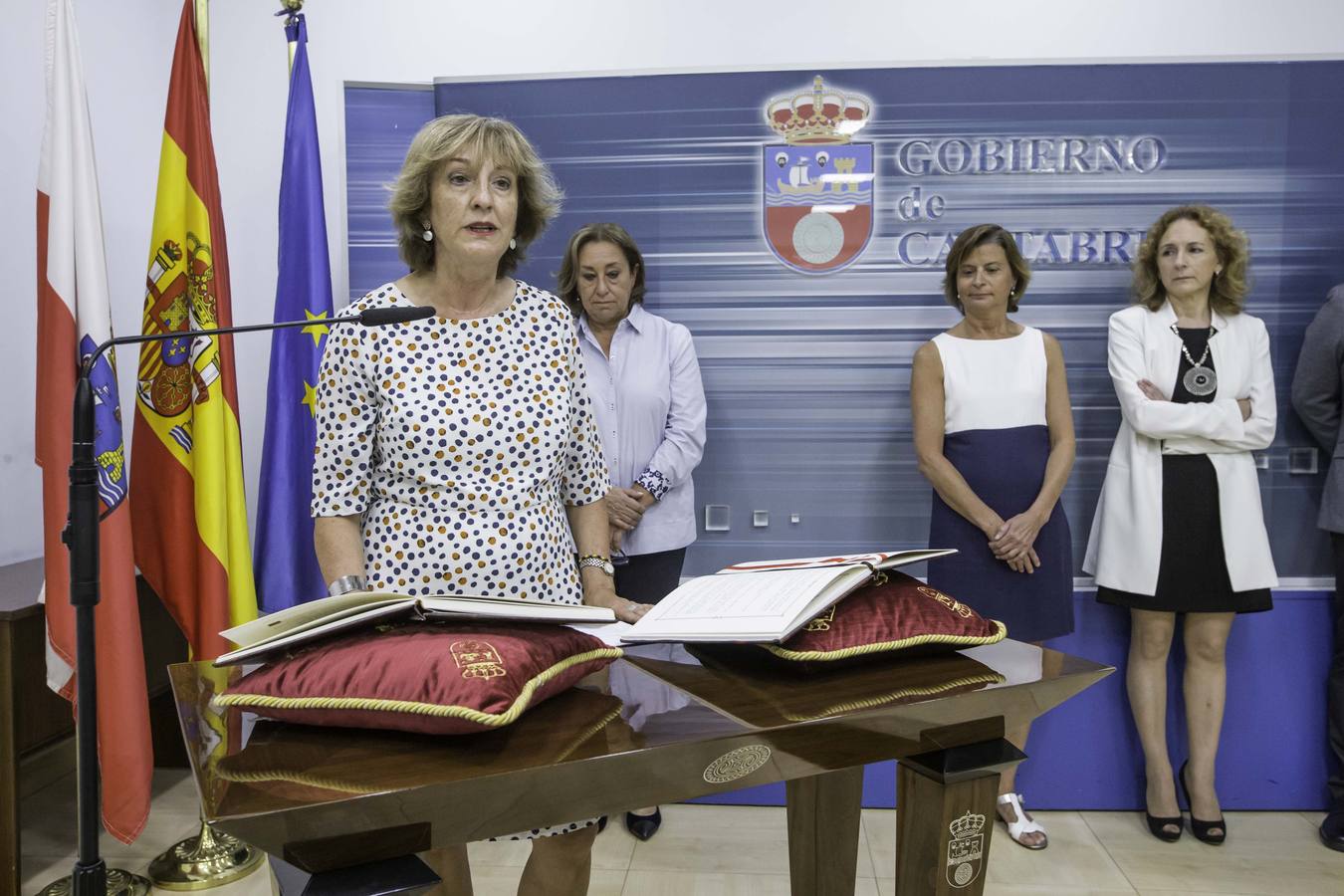 Juramento de los nuevos cargos de la Consejería de Cultura en el Palacio de Gobierno