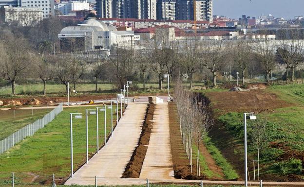 Obras en el parque de La Remonta, Santander