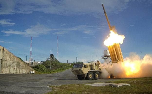 Lanzamiento del sistema THAAD. 