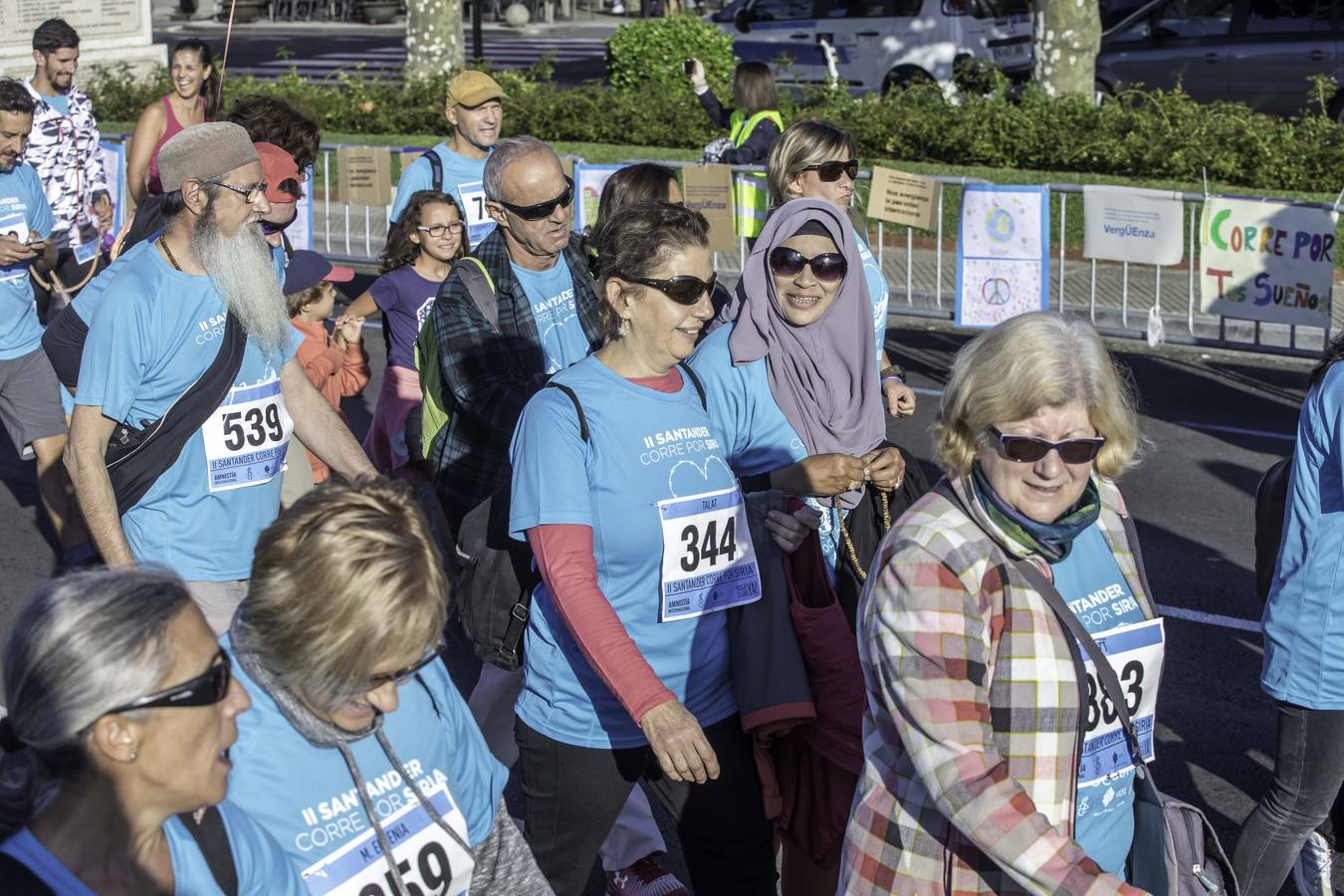 Santander corre por Siria