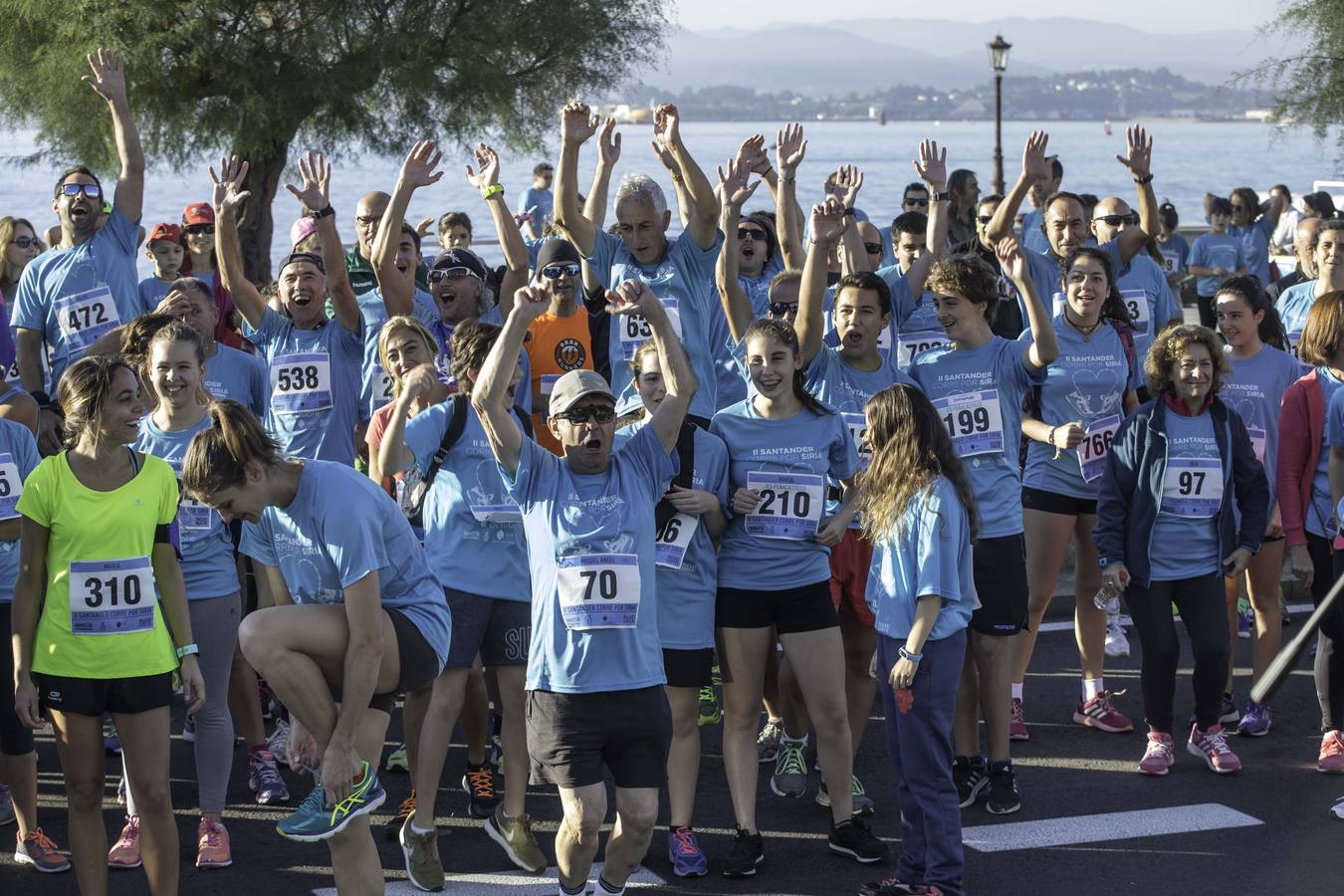Santander corre por Siria