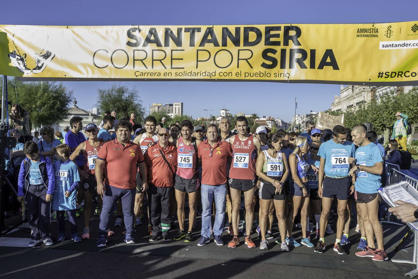 Santander corre por Siria