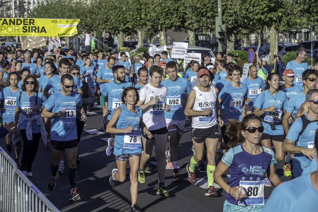Santander corre por Siria