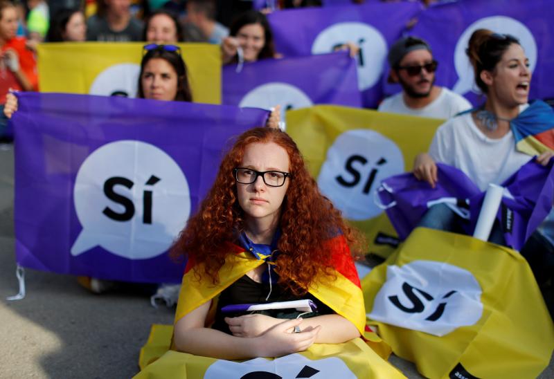 Del júbilo a las lágrimas entre los independentistas