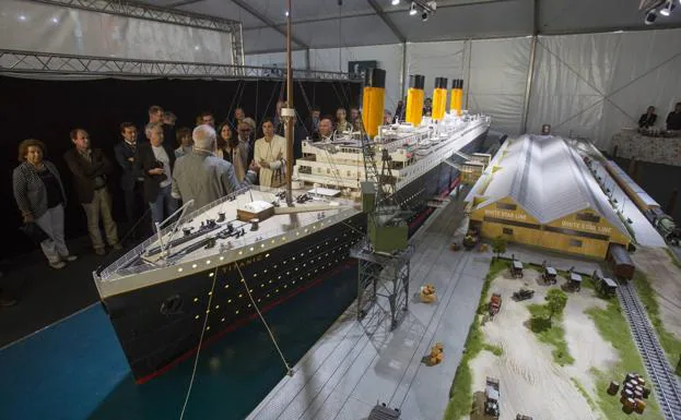Imagen principal - Santander recuerda el lujo y la tragedia del Titanic
