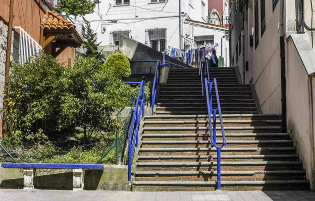 Imagen de un tramo de la zona de la Subida del Gurugú. 