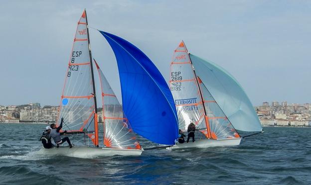 La Copa de España de 29er dejó bellas estampas durante el fin de semana.