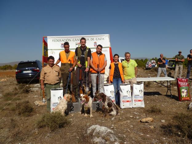 Podio del Campeonato de Cantabria.