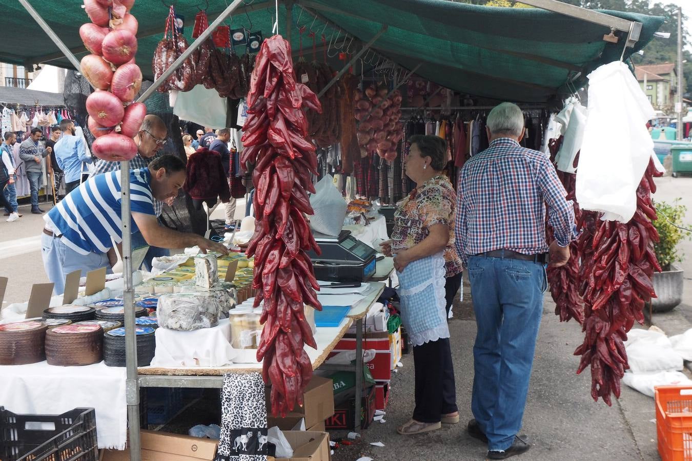 Más de 1.000 personas acuden a la tradicional cita ganadera y comercial que se celebra en Hoznayo