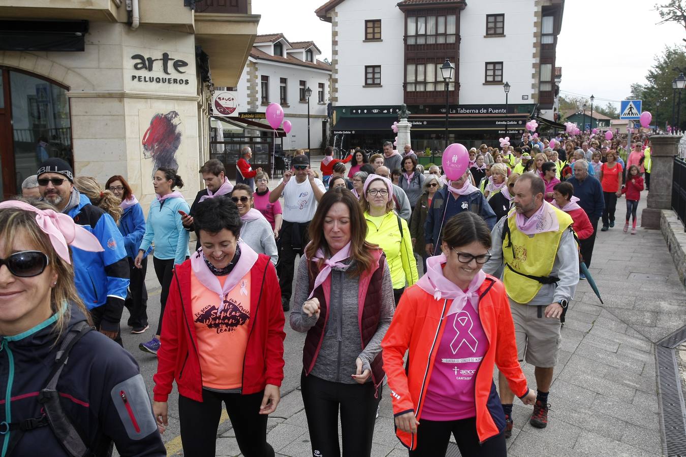 Puente San Miguel ha acogida la salida y llegada de esta marcha benéfica