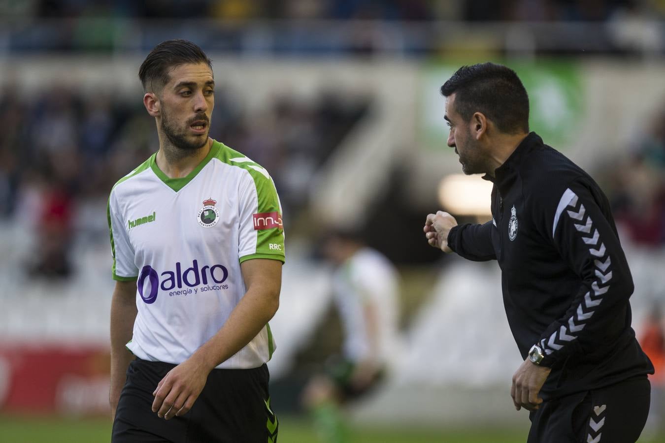 Imágenes del partido Racing-Barakaldo