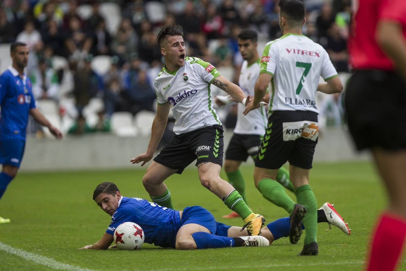 Imágenes del partido Racing-Barakaldo