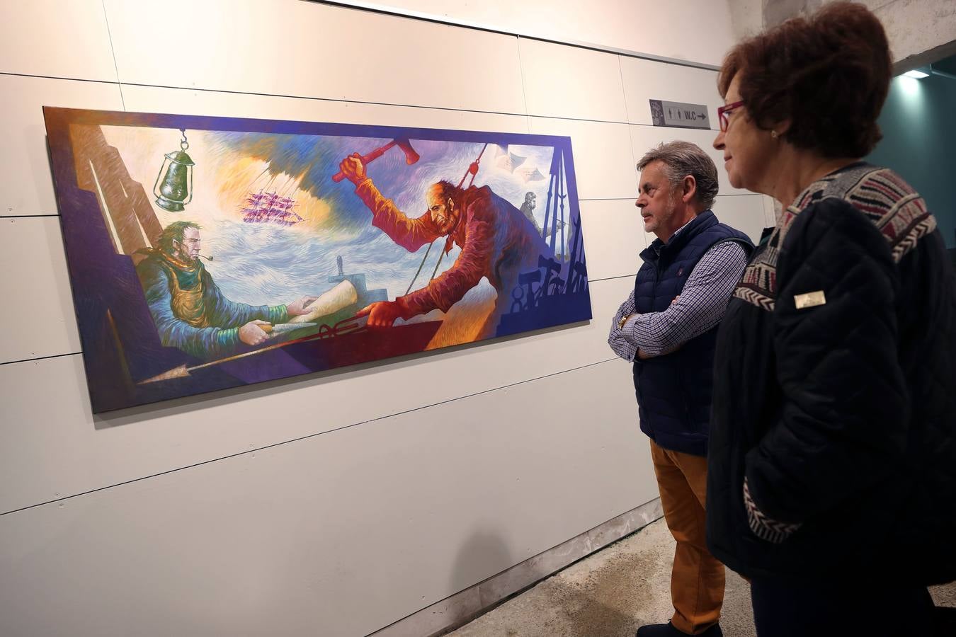 Comillas expone el universo de Moby Dick de José Ramón Sánchez