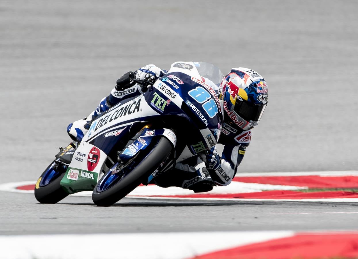 El piloto madrileño de Moto3, Jorge Martín, saldrá segundo. 