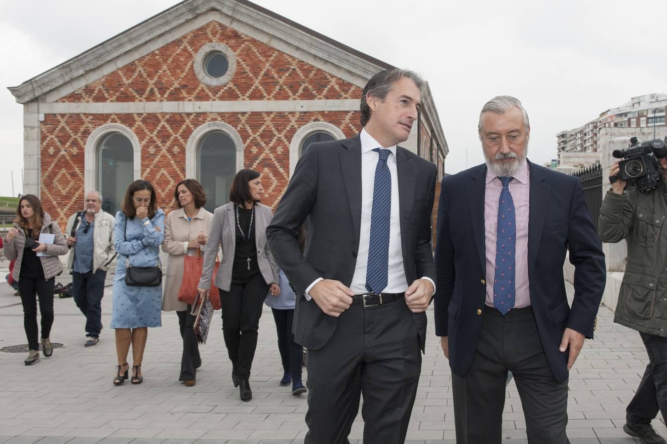 Visita a las naves de Gamazo que acogerán la sede de arte contemporáneo de la Fundación Enaire