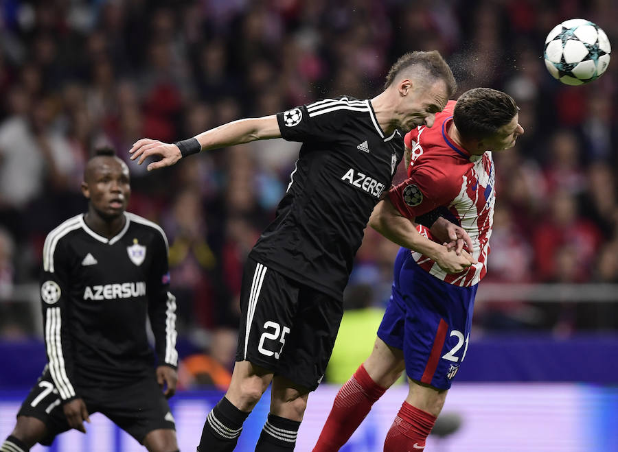 El Atlético de Madrid afronta su primera final del año ante el Qarabag en la Champions League. Al Atlético, con dos puntos, solamente le vale ganar para seguir teniendo opciones de clasificarse.