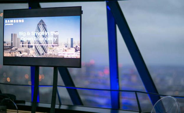 Presentación del informe en Londres.