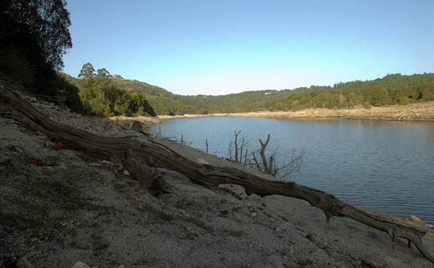 Un embalse en Vigo.