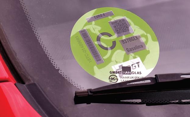 Distintivo que permite catalogar el vehículo según sus emisiones contaminantes.