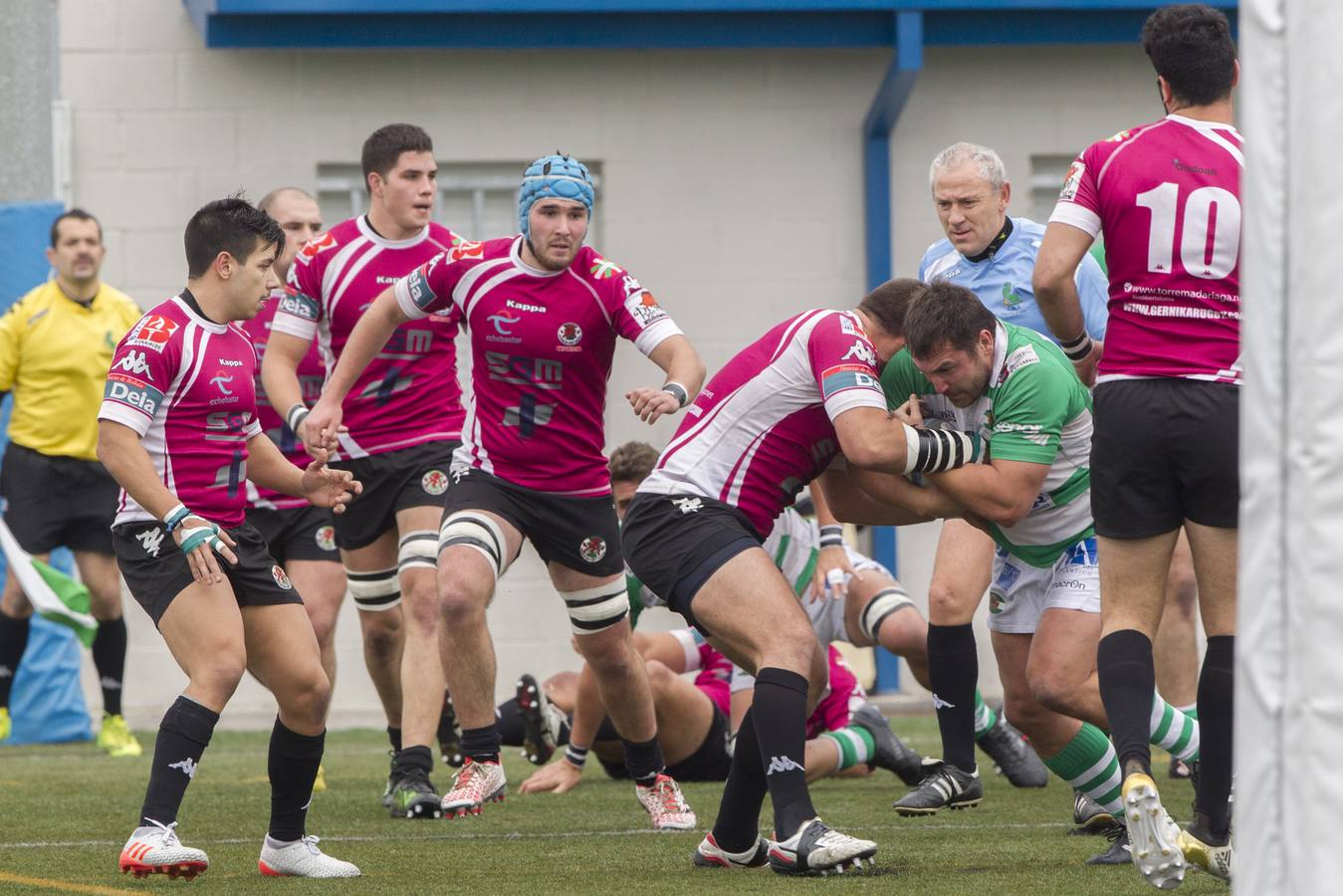 El Senor Independiente consiguió una abultada victoria, 48-26, ante el Gernika en San Román en la octava jornada de la División de Honor