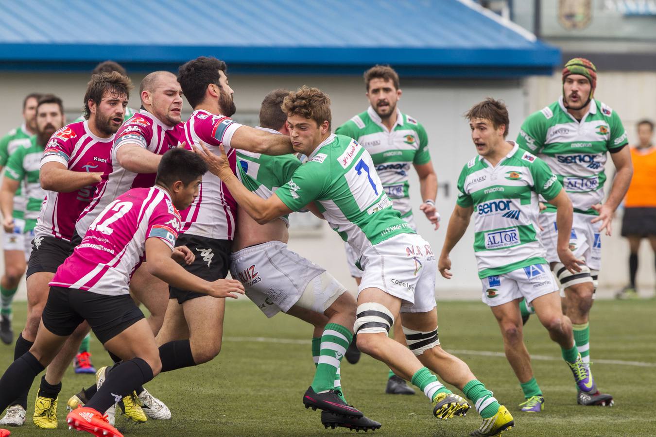 El Senor Independiente consiguió una abultada victoria, 48-26, ante el Gernika en San Román en la octava jornada de la División de Honor