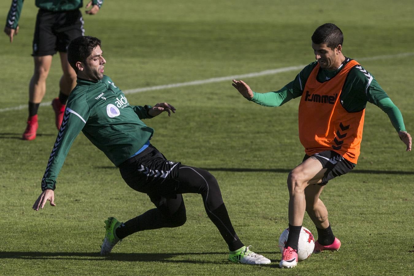 Imágenes del entrenamiento del Racing