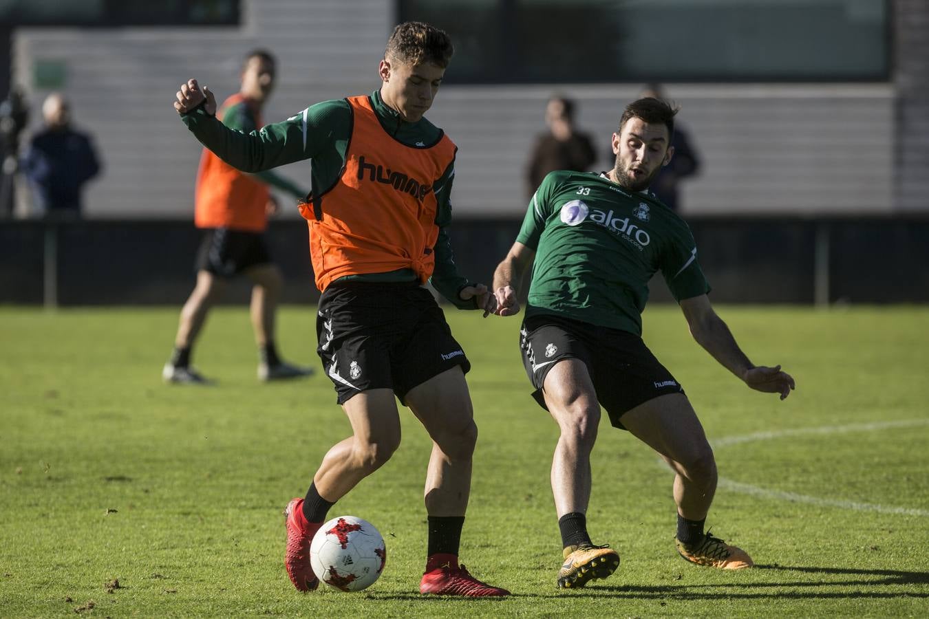 Imágenes del entrenamiento del Racing