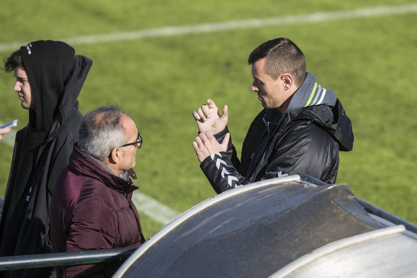 Imágenes del entrenamiento del Racing