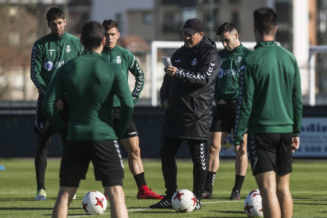 Imágenes del entrenamiento del Racing