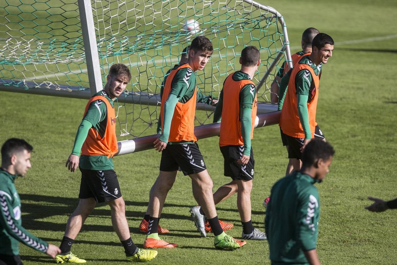 Imágenes del entrenamiento del Racing