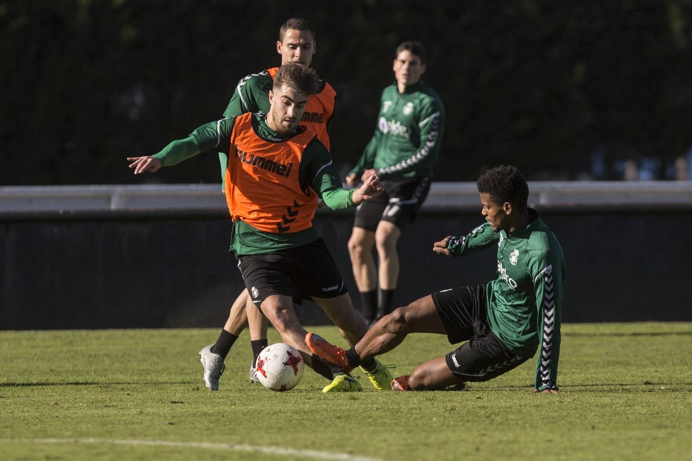 Imágenes del entrenamiento del Racing