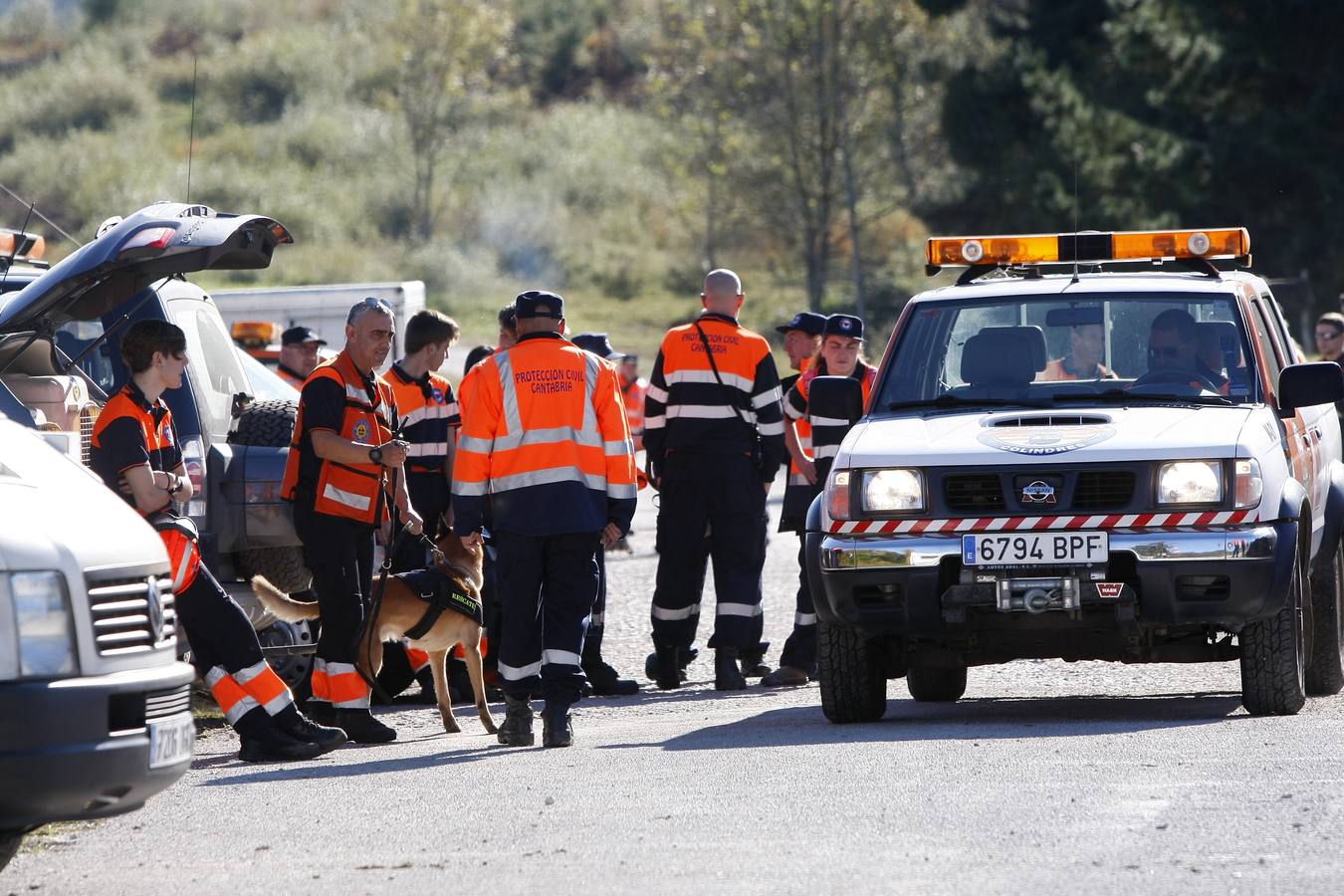 Simulacro de bùsqueda de desaparecidos