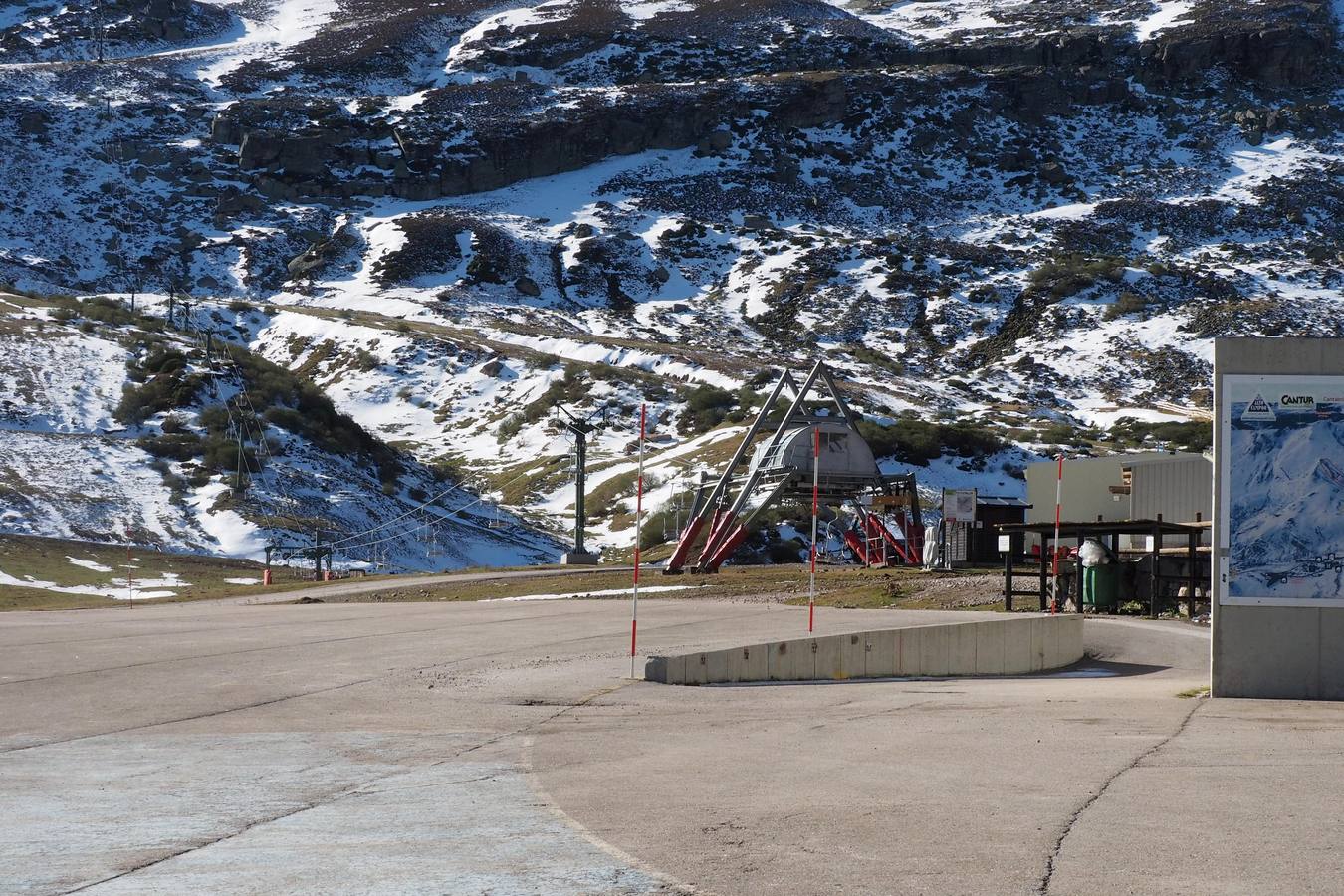 No queda nieve en Alto Campoo