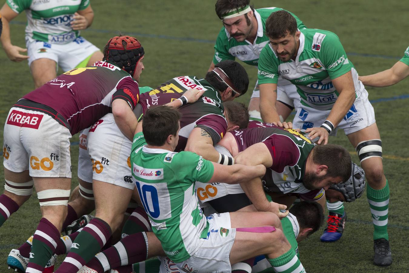 El Bathco cayó derrotado por 28-43 en casa ante el Eibar en un choque muy irregular de los santanderinos que tomaron ventaja en el marcador con el 28-10, pero ahí se acabó su bagaje anotador.