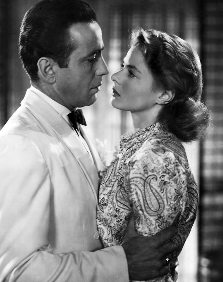 Ingrid Bergman y Humphrey Bogart en 'Casablanca' (1942). 