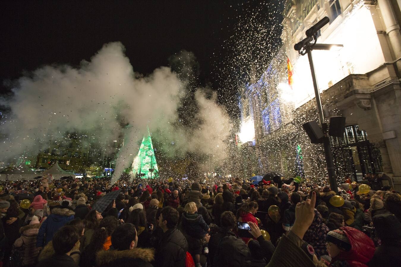 Santander brilla con sus luces de Navidad