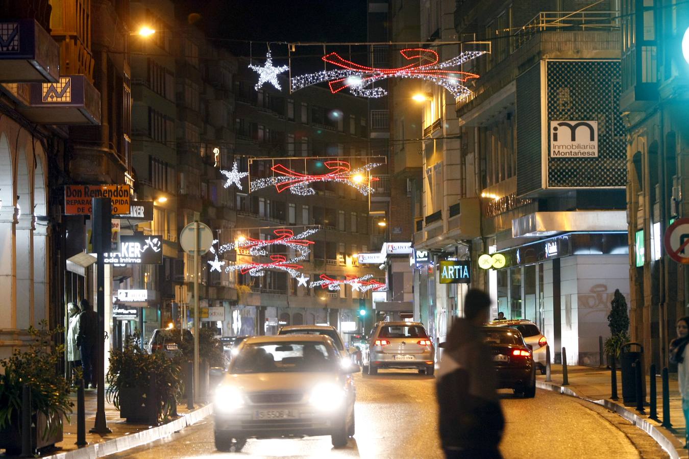 Encendido de luces navideñas en Torrelavega