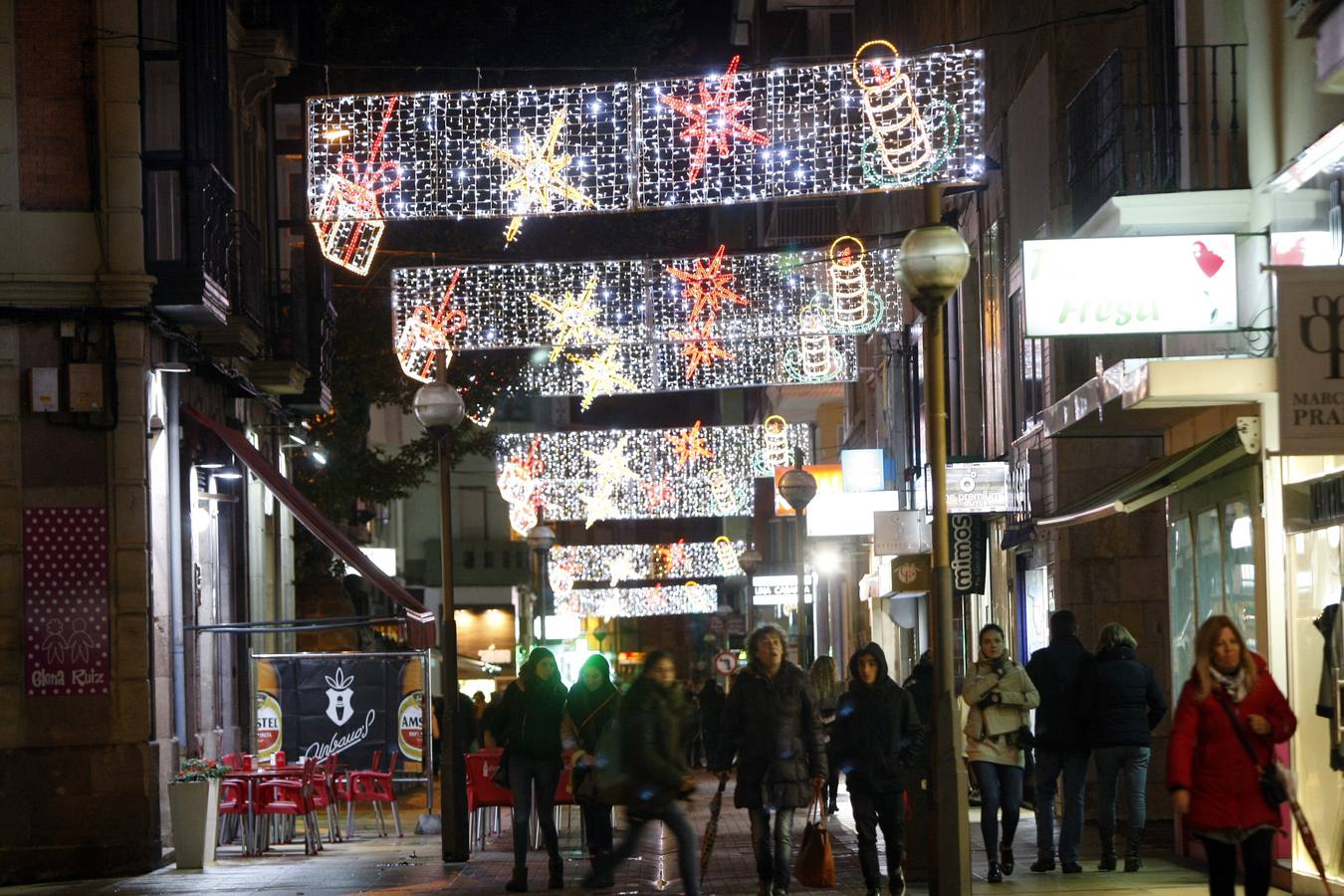 Encendido de luces navideñas en Torrelavega